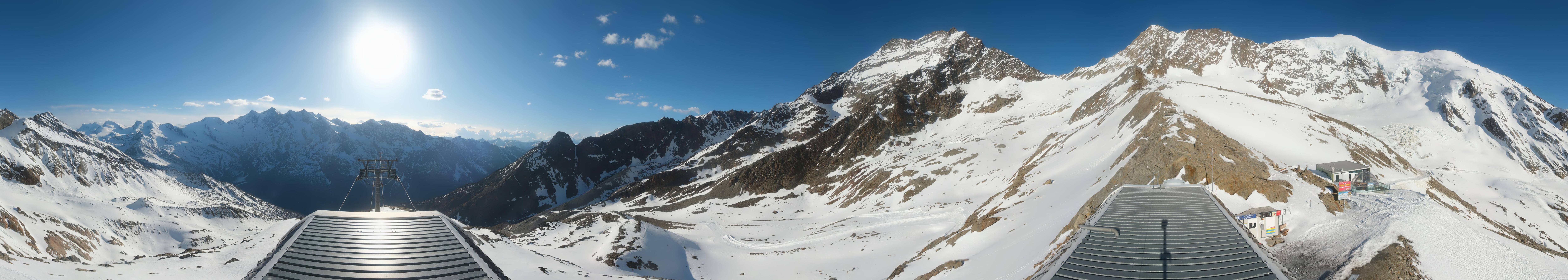 Archived image Webcam Top Station Hohsaas Gondola Saas-Grund