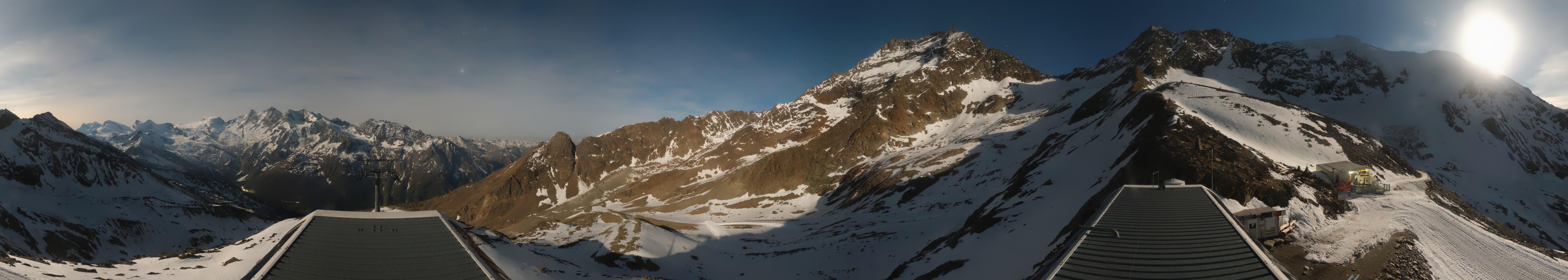 Archived image Webcam Top Station Hohsaas Gondola Saas-Grund