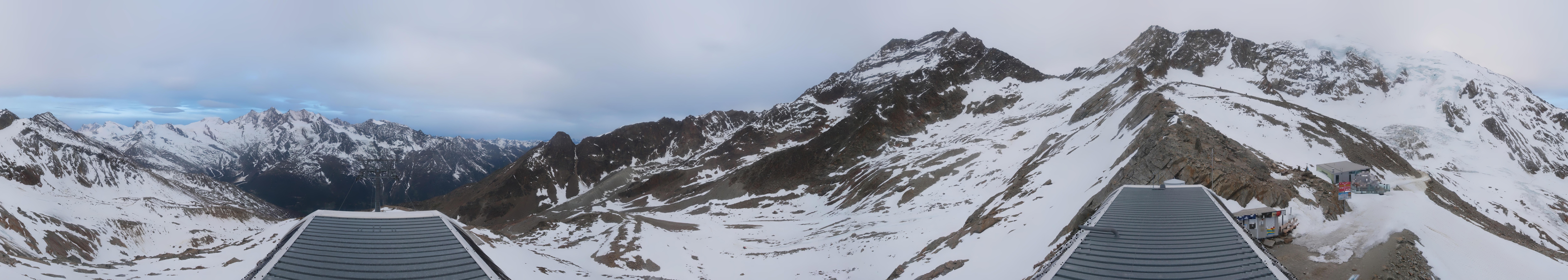 Archived image Webcam Top Station Hohsaas Gondola Saas-Grund