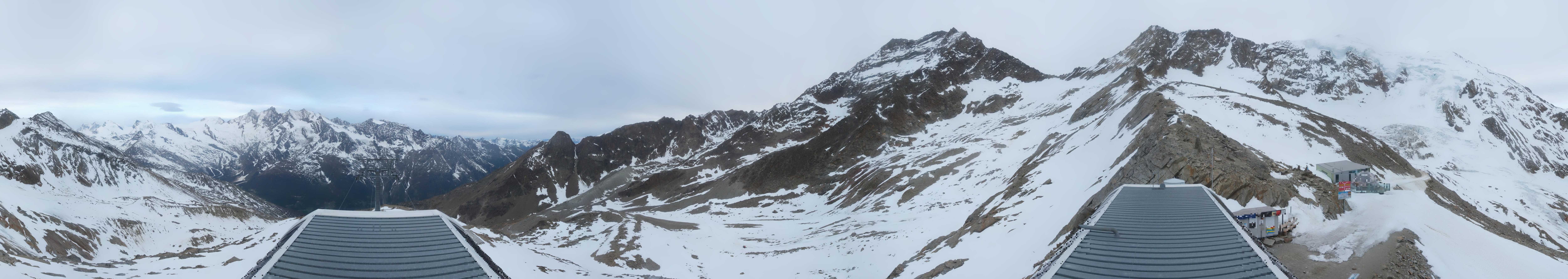 Archived image Webcam Top Station Hohsaas Gondola Saas-Grund