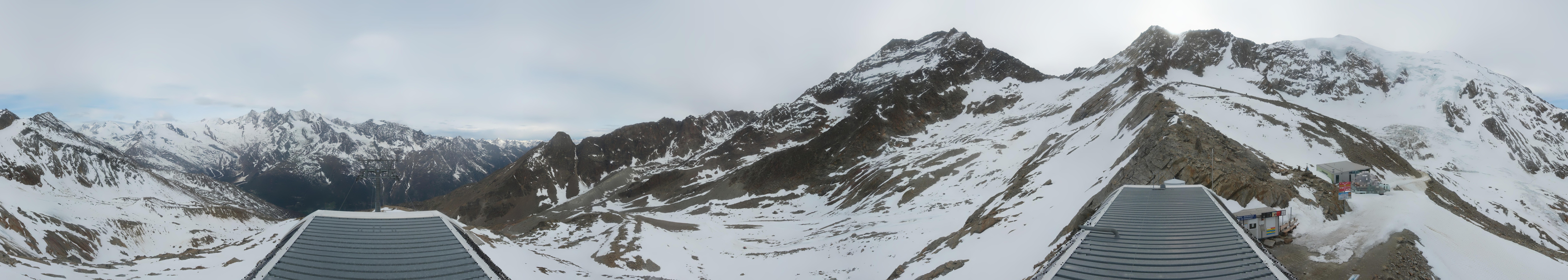 Archived image Webcam Top Station Hohsaas Gondola Saas-Grund