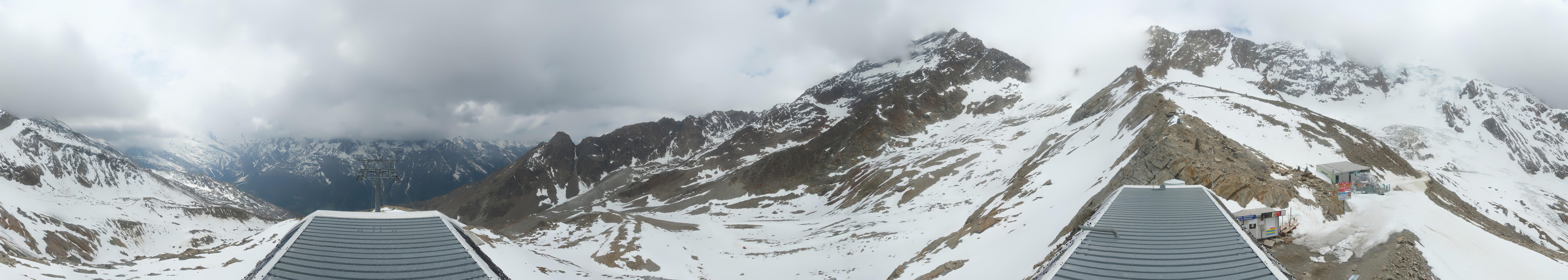 Archived image Webcam Top Station Hohsaas Gondola Saas-Grund