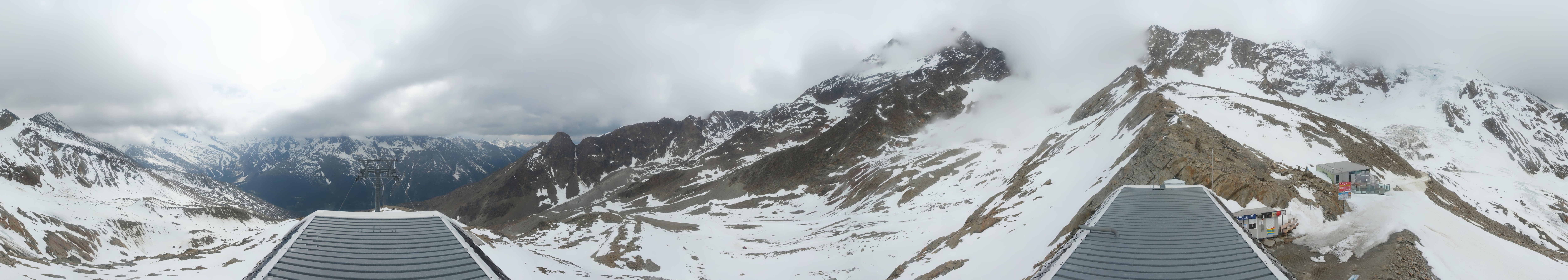 Archived image Webcam Top Station Hohsaas Gondola Saas-Grund