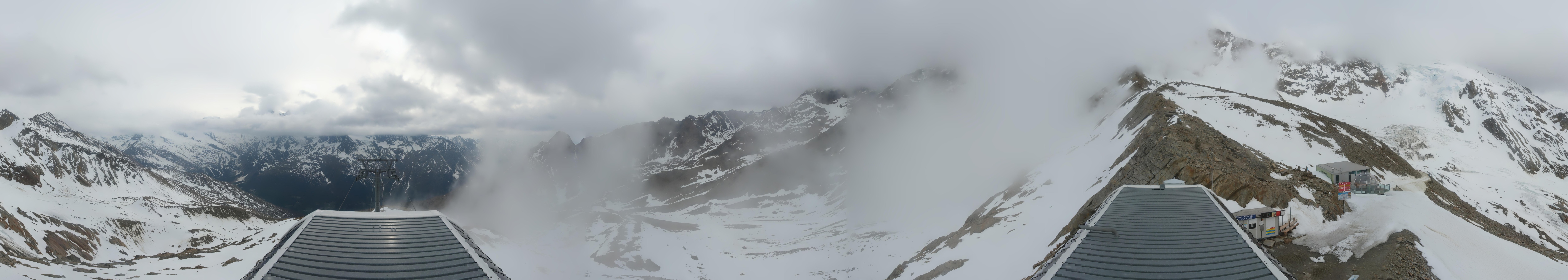 Archived image Webcam Top Station Hohsaas Gondola Saas-Grund