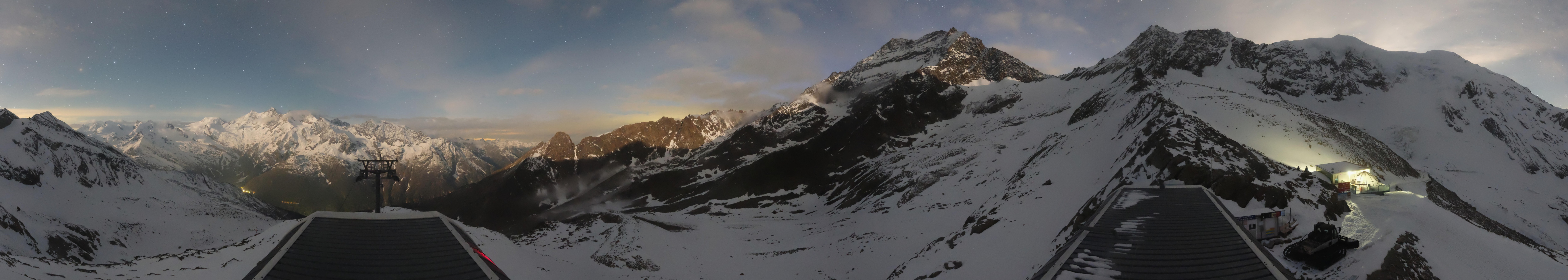 Archiv Foto Webcam Bergstation Hohsaas Saas-Grund