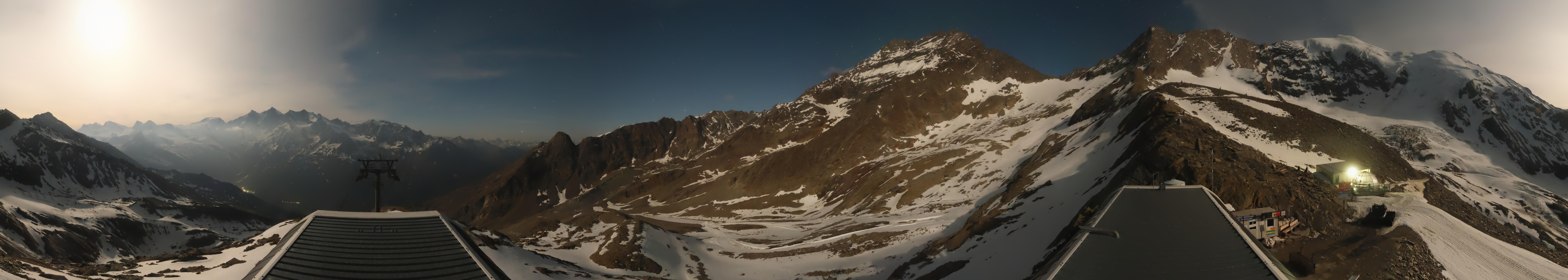 Archived image Webcam Top Station Hohsaas Gondola Saas-Grund