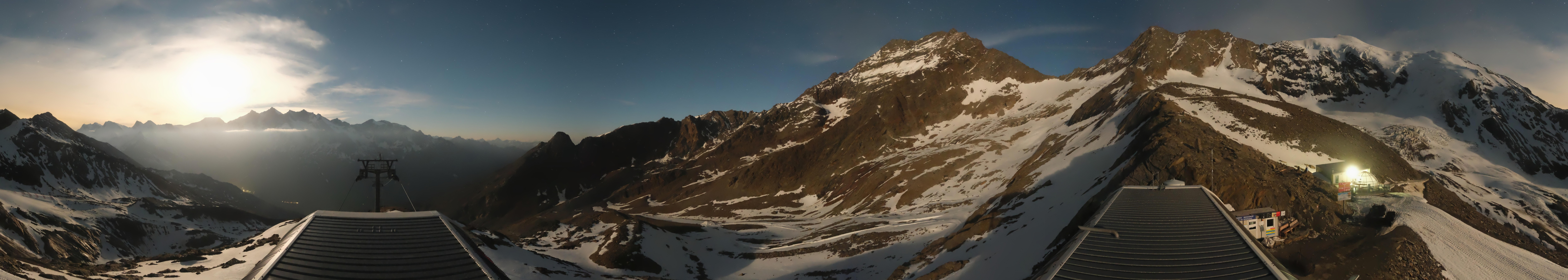 Archived image Webcam Top Station Hohsaas Gondola Saas-Grund
