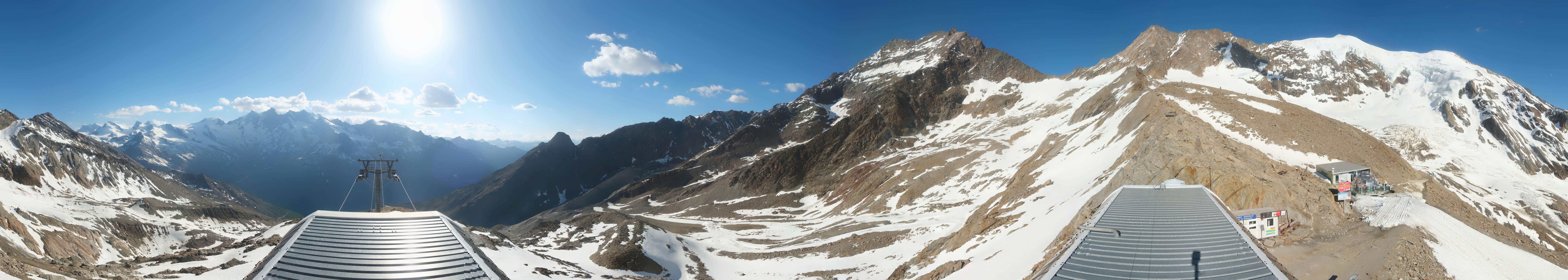 Archiv Foto Webcam Bergstation Hohsaas Saas-Grund