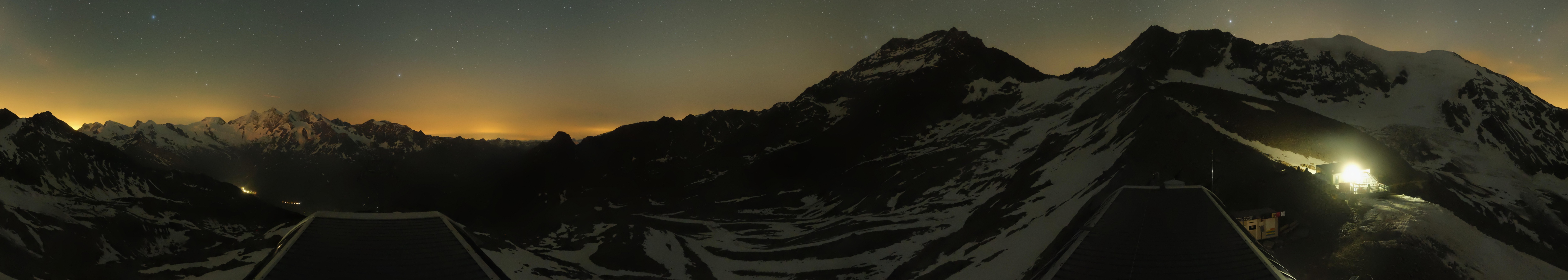 Archived image Webcam Top Station Hohsaas Gondola Saas-Grund