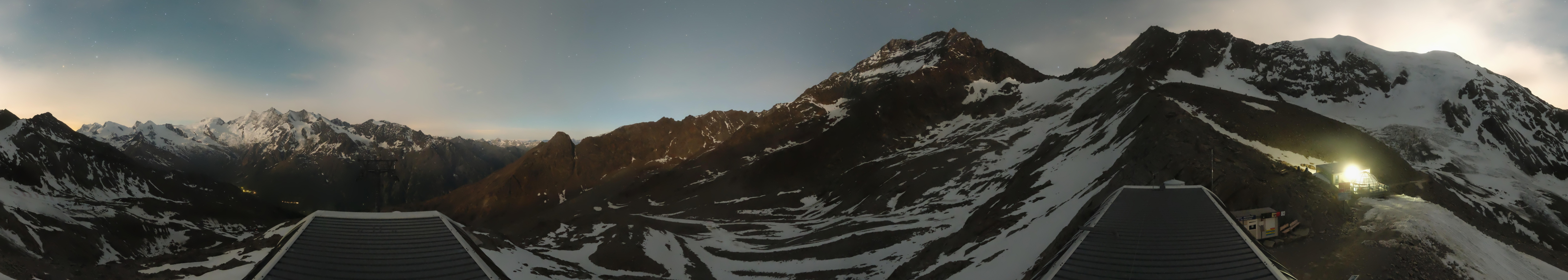 Archived image Webcam Top Station Hohsaas Gondola Saas-Grund