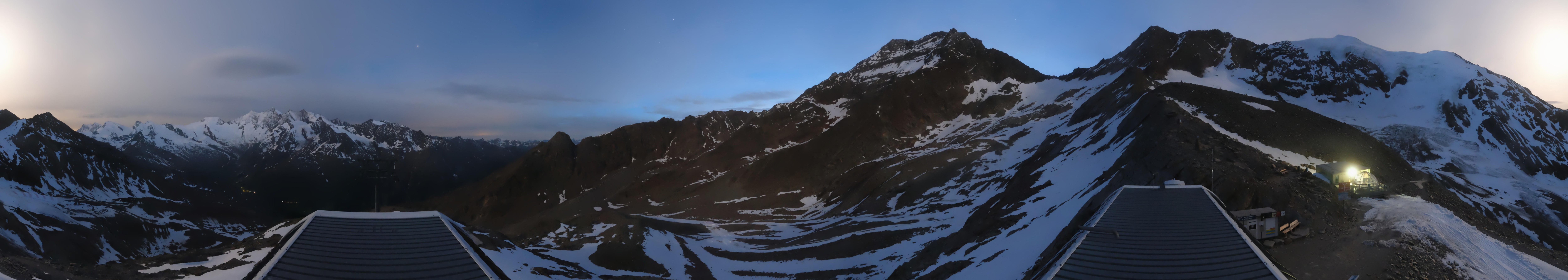 Archived image Webcam Top Station Hohsaas Gondola Saas-Grund