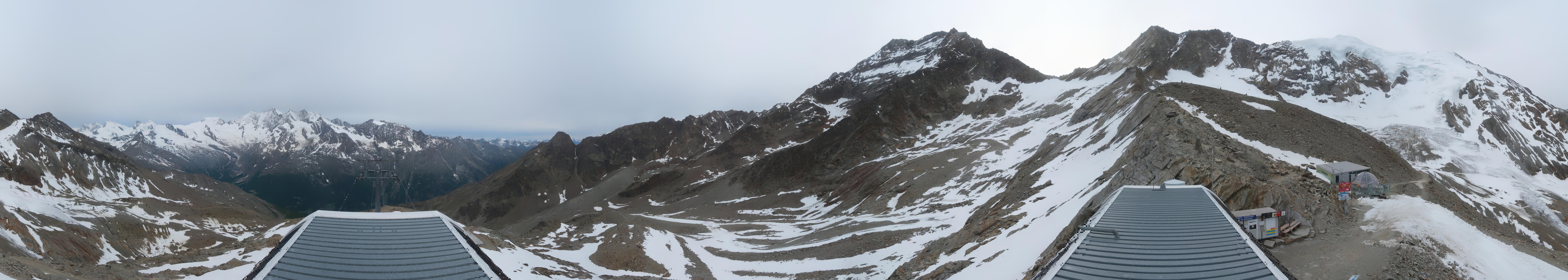 Archived image Webcam Top Station Hohsaas Gondola Saas-Grund