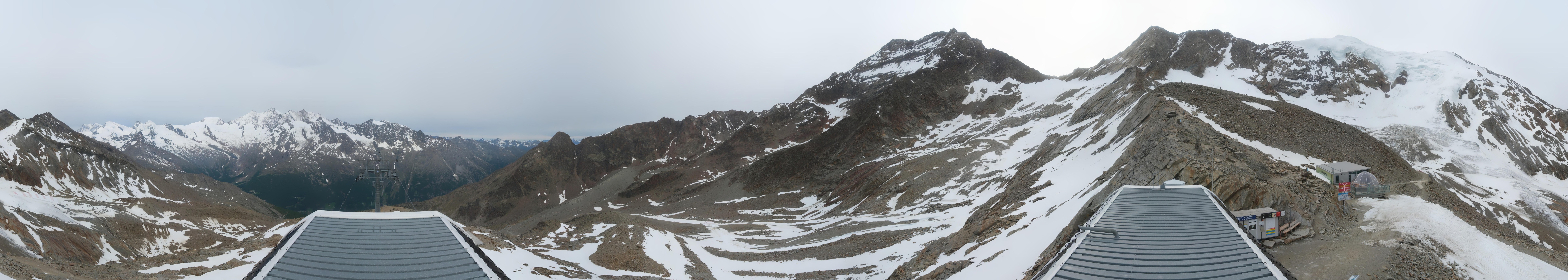Archived image Webcam Top Station Hohsaas Gondola Saas-Grund
