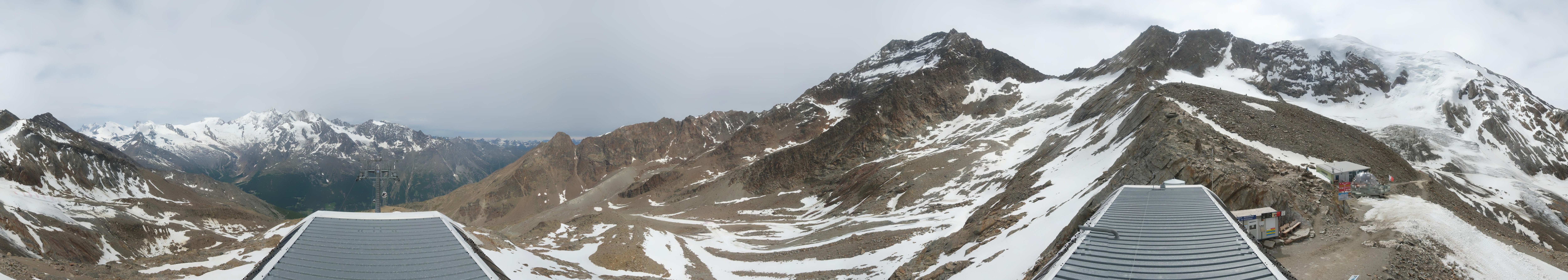 Archived image Webcam Top Station Hohsaas Gondola Saas-Grund
