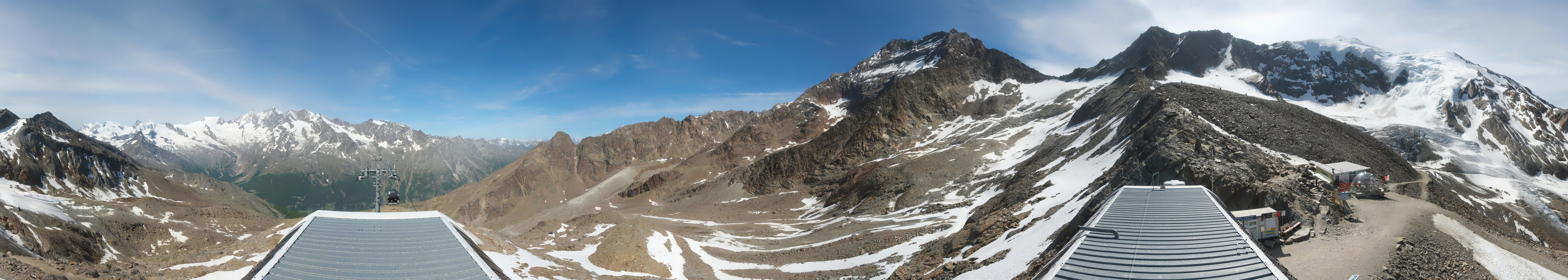Archiv Foto Webcam Bergstation Hohsaas Saas-Grund