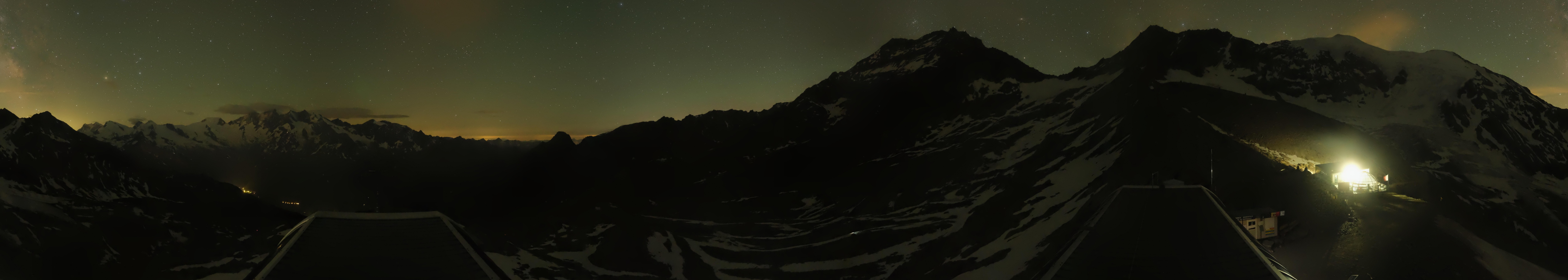 Archived image Webcam Top Station Hohsaas Gondola Saas-Grund