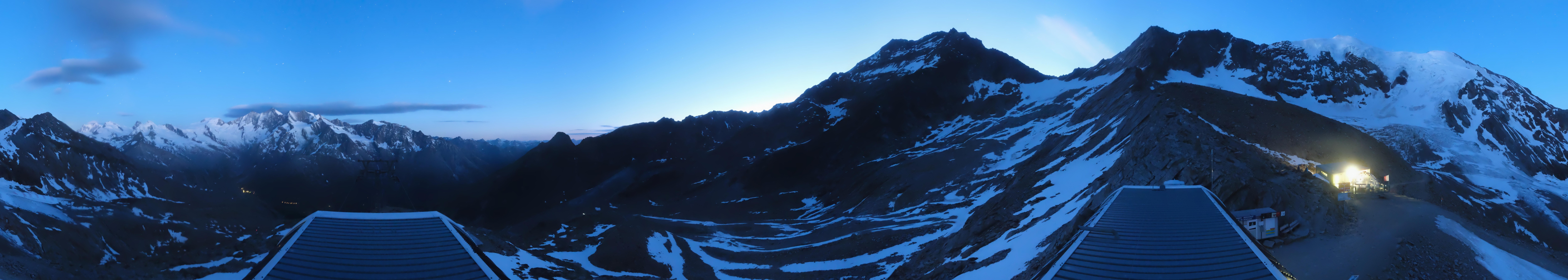 Archived image Webcam Top Station Hohsaas Gondola Saas-Grund