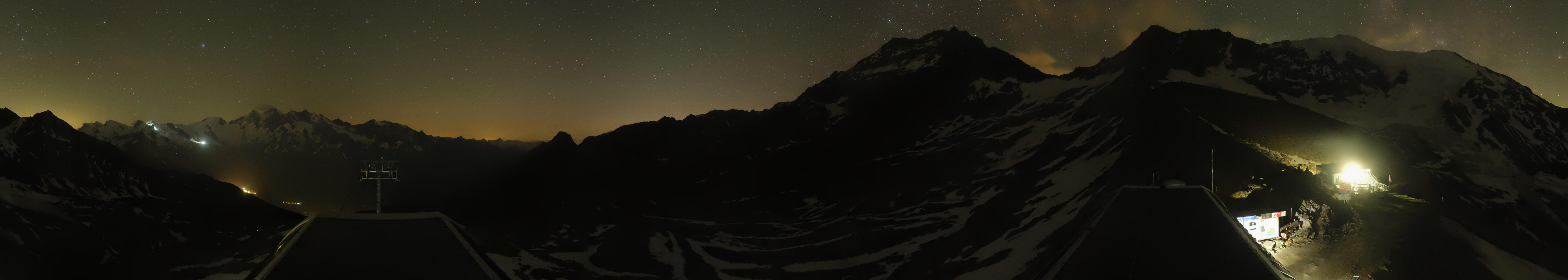 Archived image Webcam Top Station Hohsaas Gondola Saas-Grund