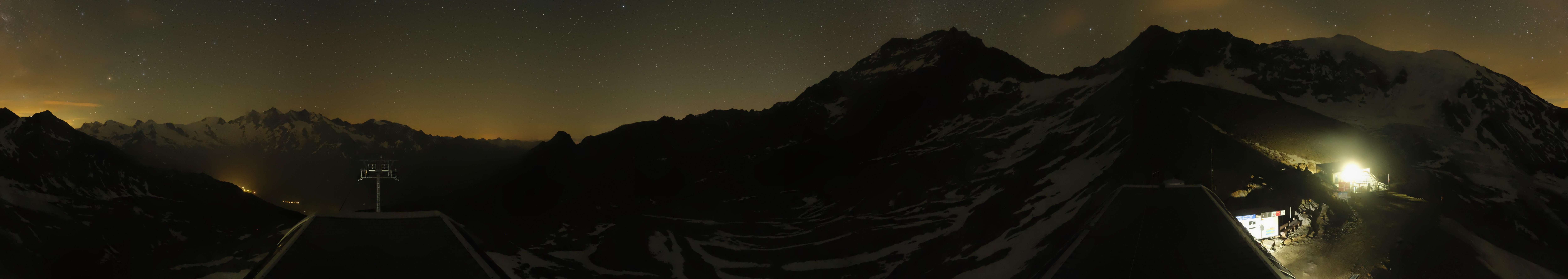 Archived image Webcam Top Station Hohsaas Gondola Saas-Grund