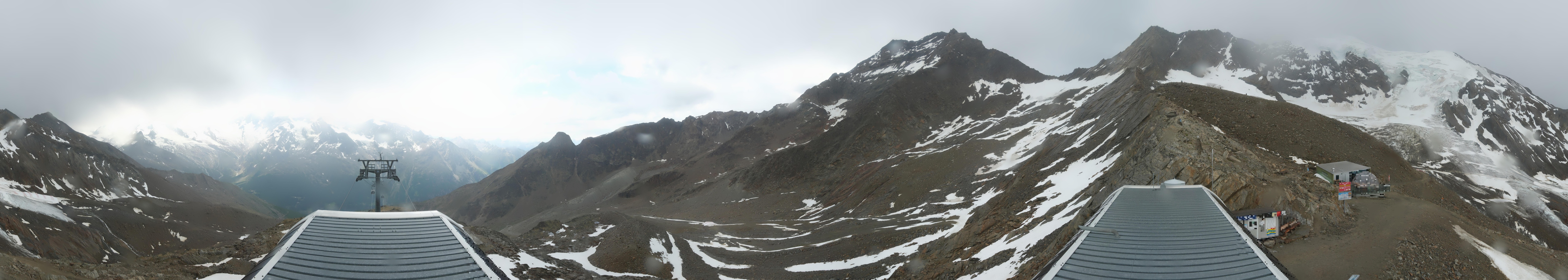 Archived image Webcam Top Station Hohsaas Gondola Saas-Grund