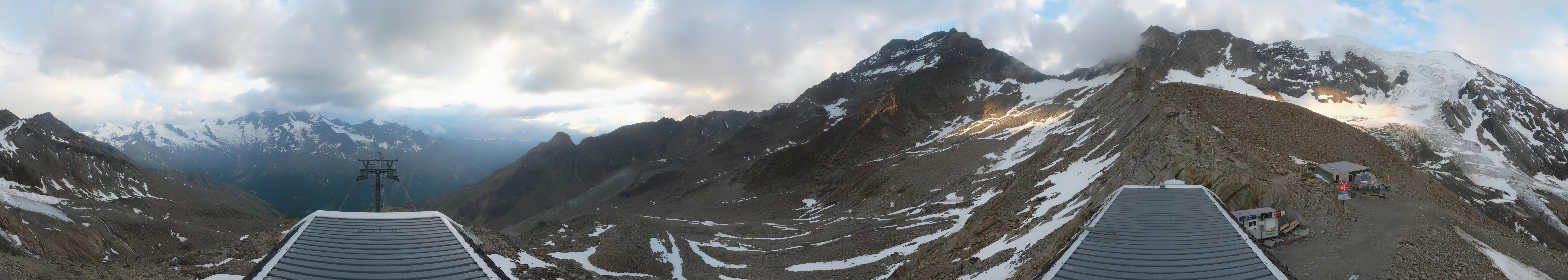 Archived image Webcam Top Station Hohsaas Gondola Saas-Grund