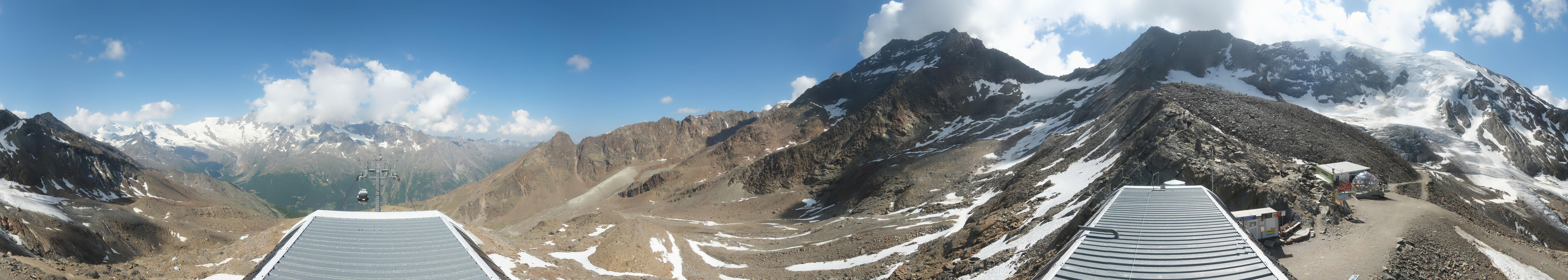 Archiv Foto Webcam Bergstation Hohsaas Saas-Grund