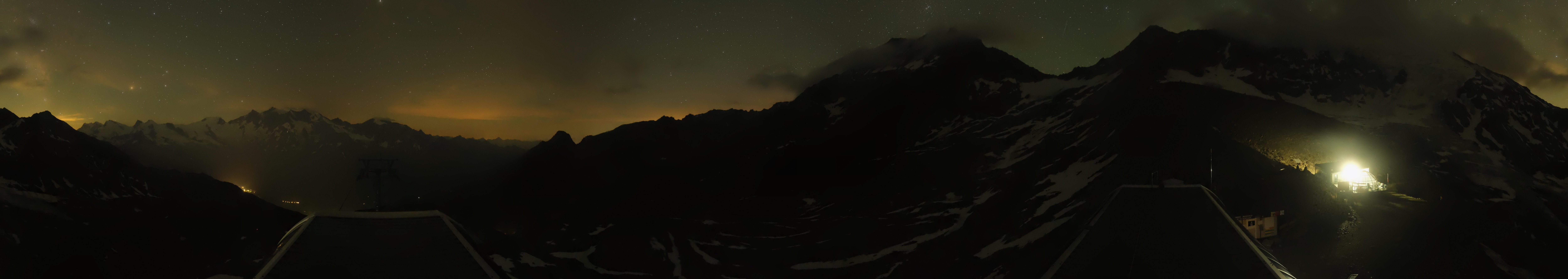Archiv Foto Webcam Bergstation Hohsaas Saas-Grund