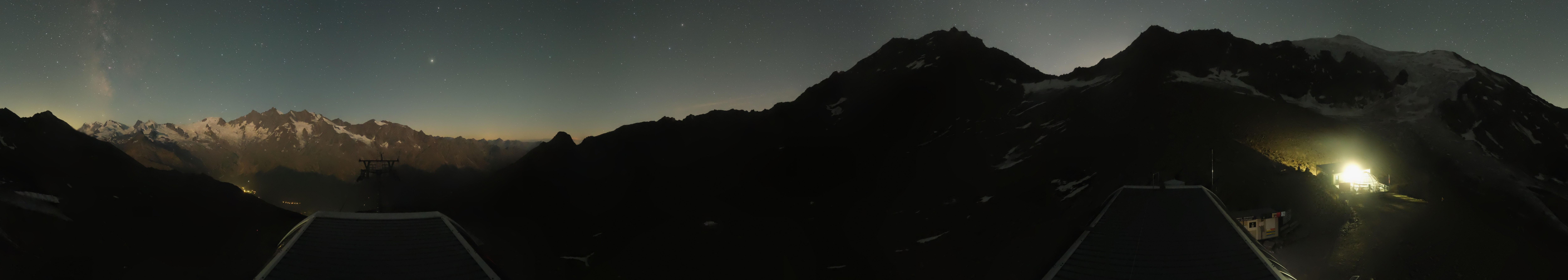 Archiv Foto Webcam Bergstation Hohsaas Saas-Grund