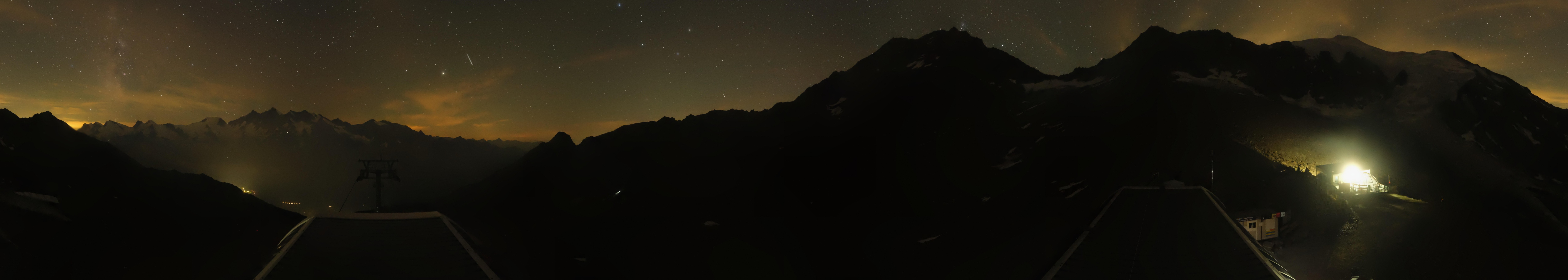 Archived image Webcam Top Station Hohsaas Gondola Saas-Grund