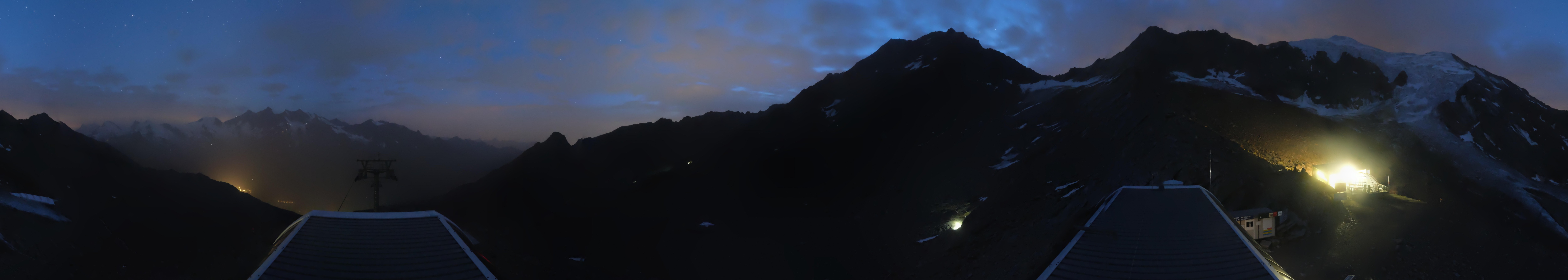Archiv Foto Webcam Bergstation Hohsaas Saas-Grund