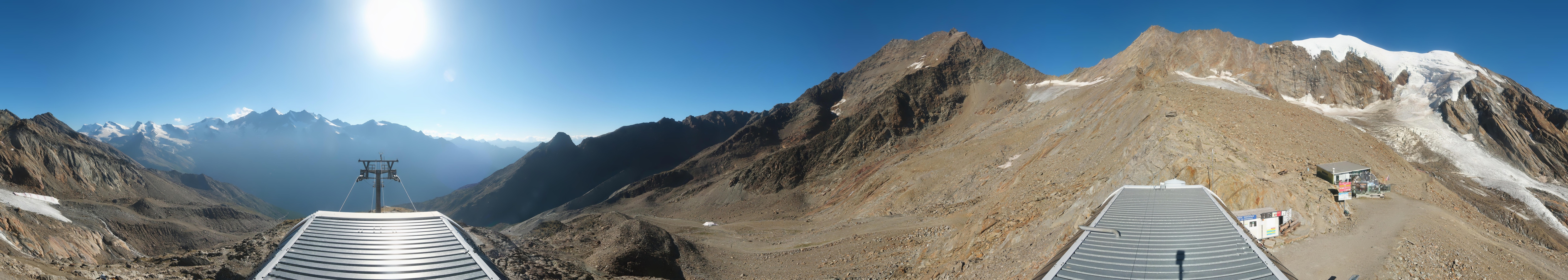 Archived image Webcam Top Station Hohsaas Gondola Saas-Grund