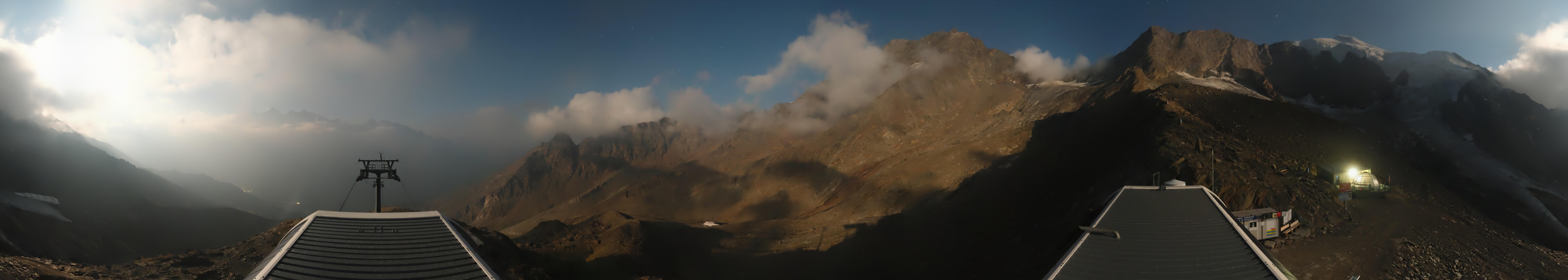 Archiv Foto Webcam Bergstation Hohsaas Saas-Grund