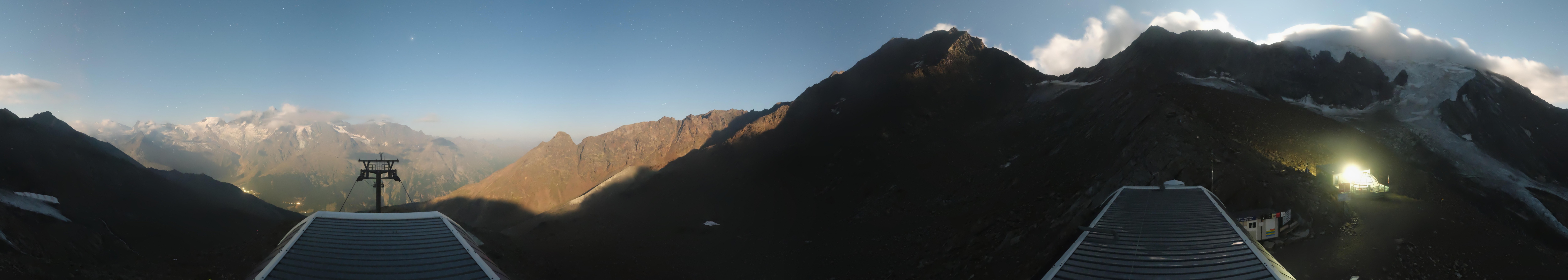 Archived image Webcam Top Station Hohsaas Gondola Saas-Grund
