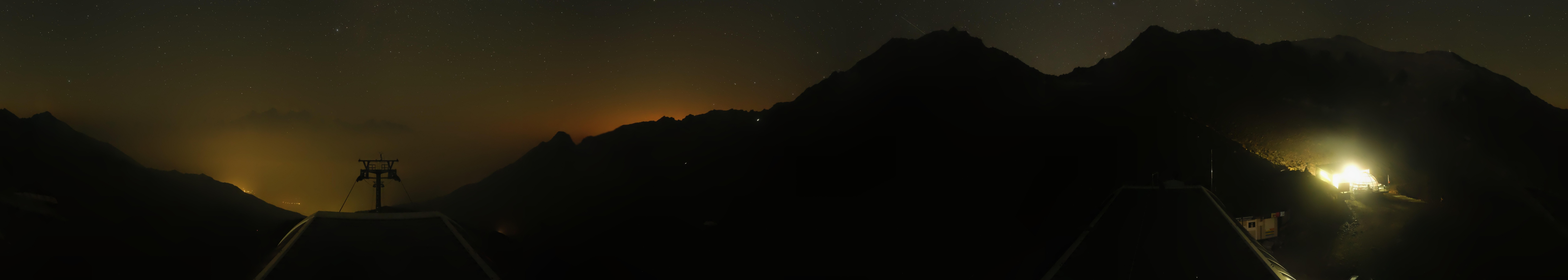 Archived image Webcam Top Station Hohsaas Gondola Saas-Grund
