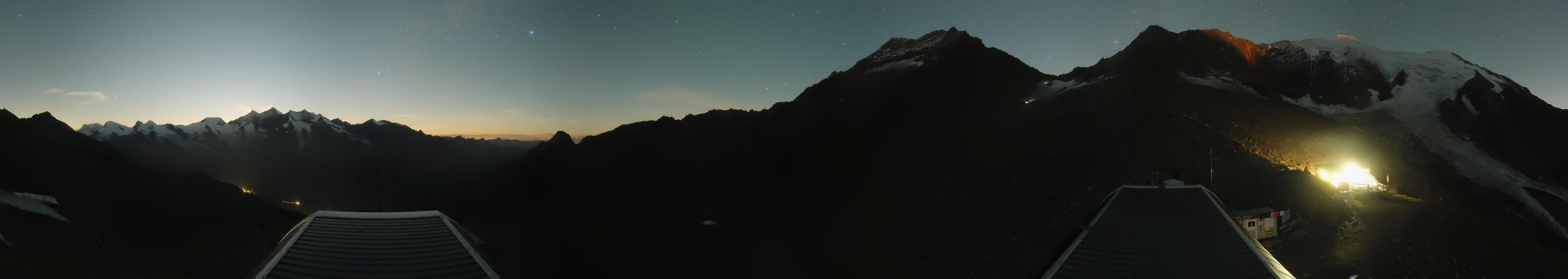 Archiv Foto Webcam Bergstation Hohsaas Saas-Grund