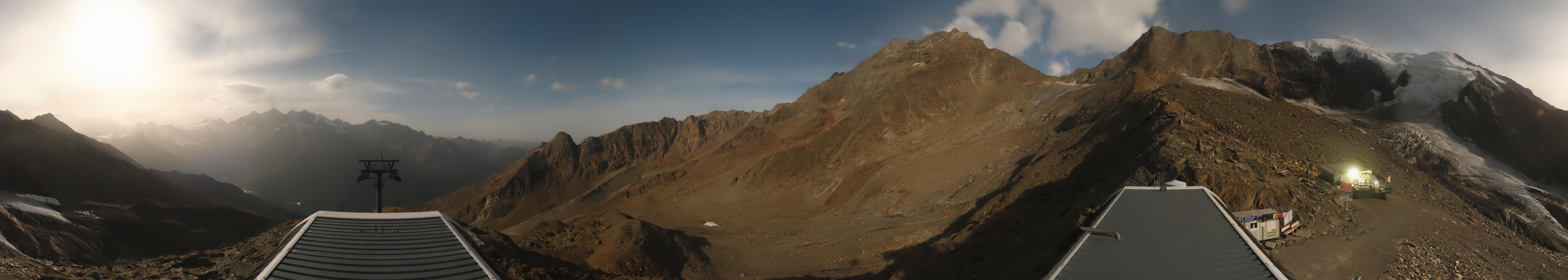 Archived image Webcam Top Station Hohsaas Gondola Saas-Grund