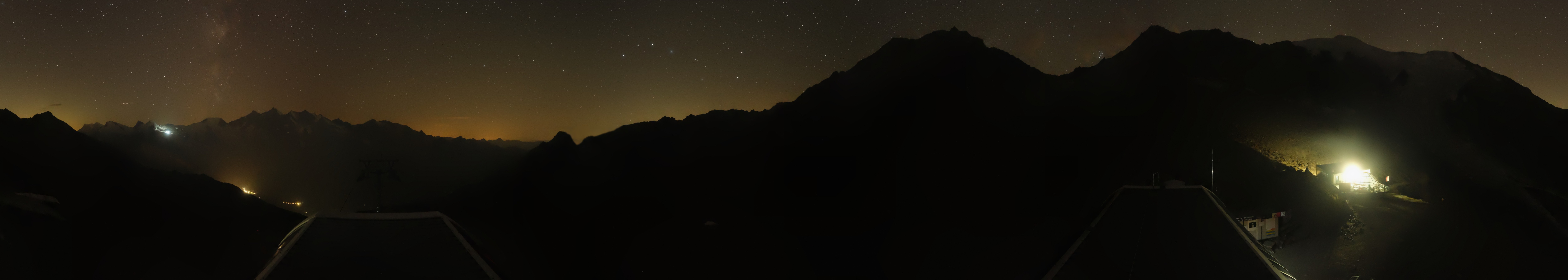 Archived image Webcam Top Station Hohsaas Gondola Saas-Grund