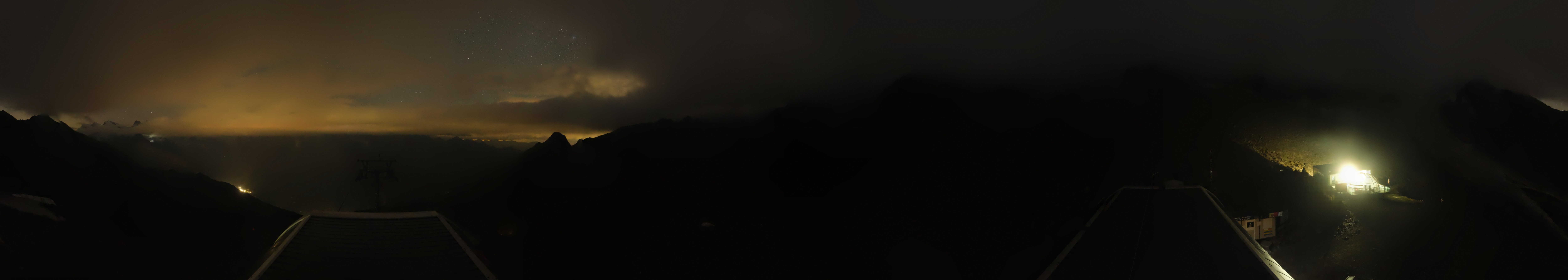 Archived image Webcam Top Station Hohsaas Gondola Saas-Grund