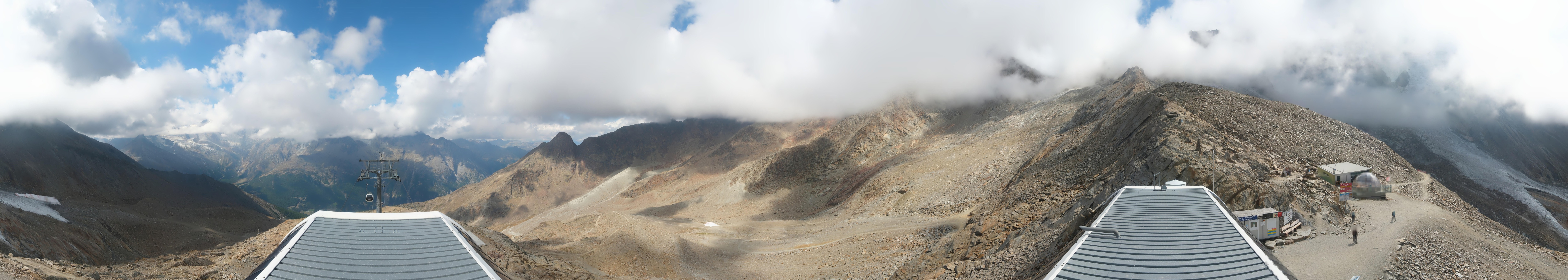 Archived image Webcam Top Station Hohsaas Gondola Saas-Grund