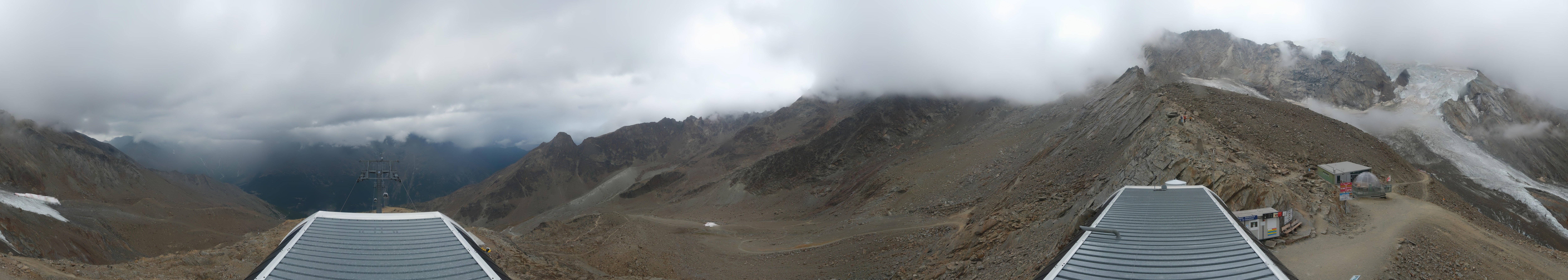 Archived image Webcam Top Station Hohsaas Gondola Saas-Grund