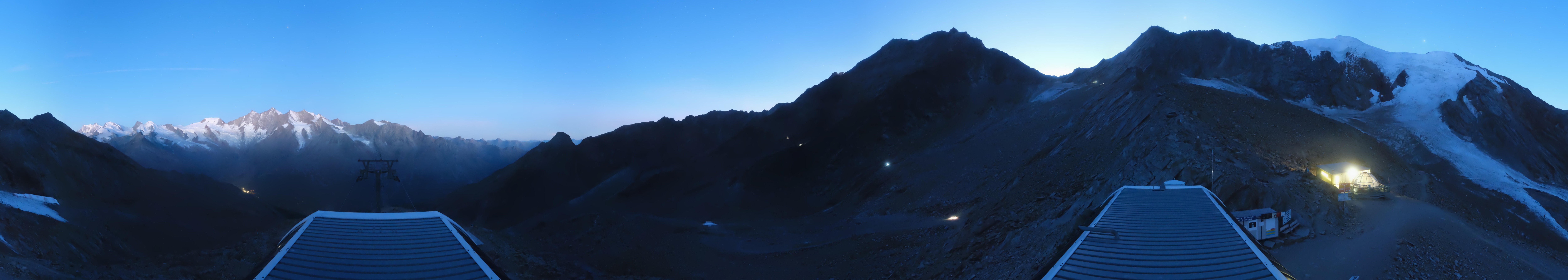 Archiv Foto Webcam Bergstation Hohsaas Saas-Grund