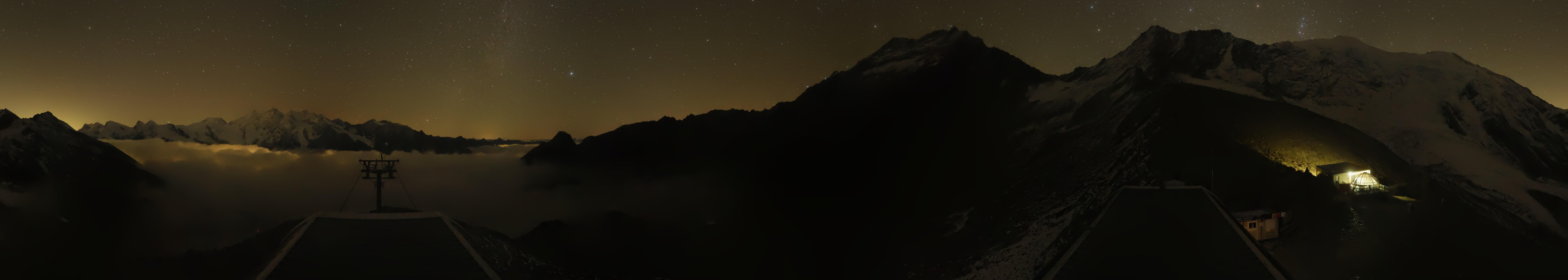 Archived image Webcam Top Station Hohsaas Gondola Saas-Grund