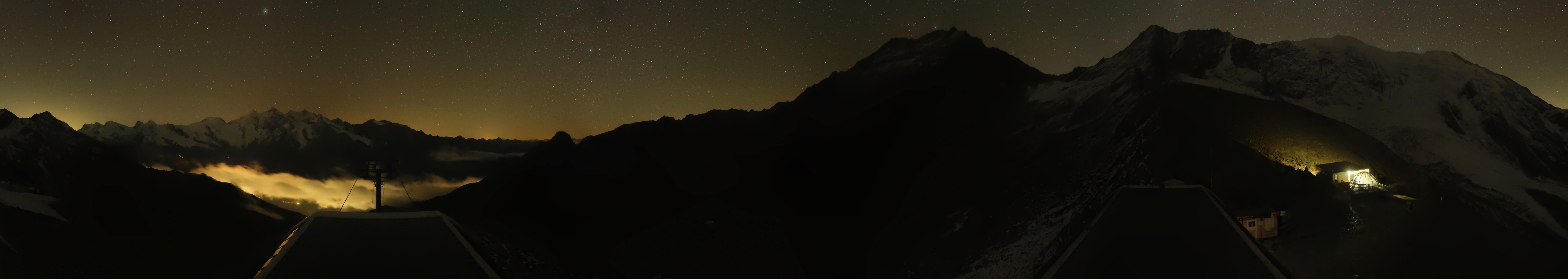 Archiv Foto Webcam Bergstation Hohsaas Saas-Grund