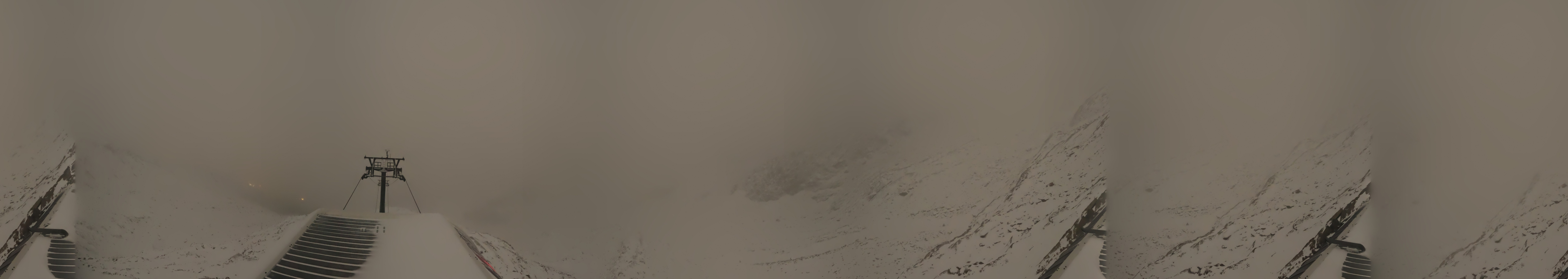 Archived image Webcam Top Station Hohsaas Gondola Saas-Grund