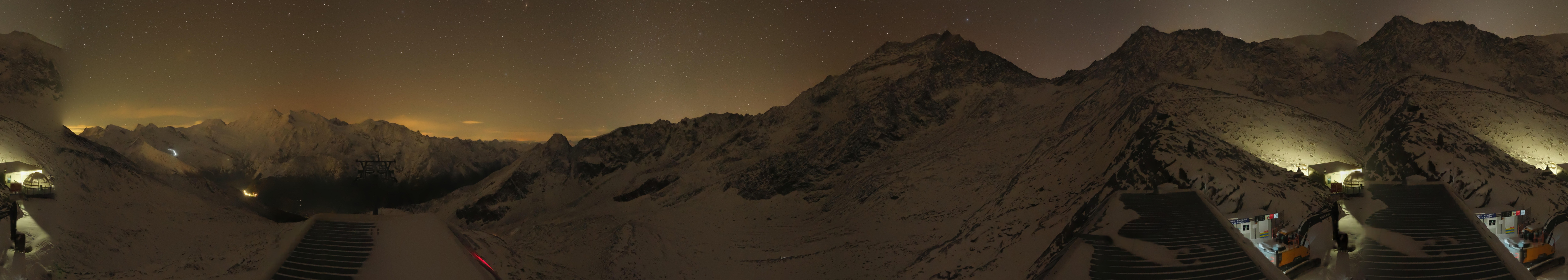 Archived image Webcam Top Station Hohsaas Gondola Saas-Grund