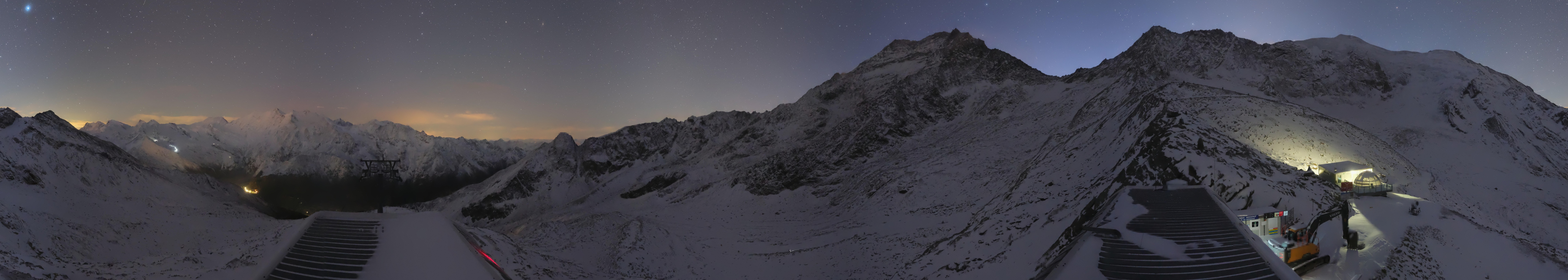 Archived image Webcam Top Station Hohsaas Gondola Saas-Grund