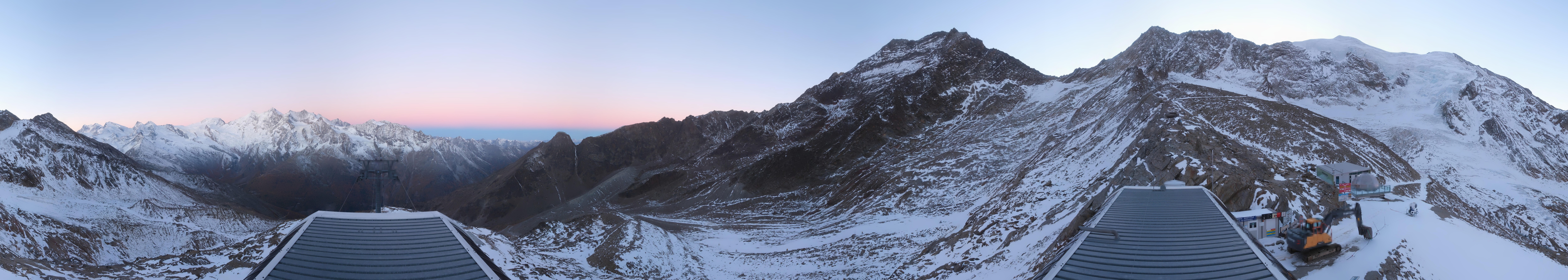 Archived image Webcam Top Station Hohsaas Gondola Saas-Grund