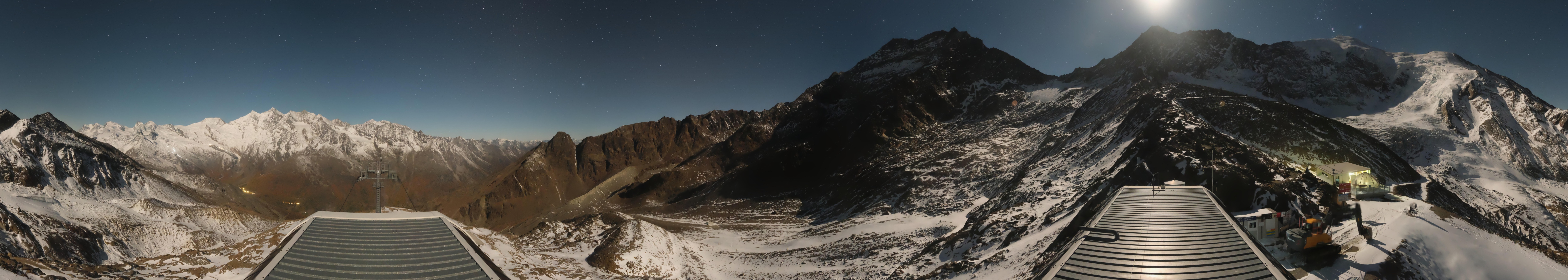 Archived image Webcam Top Station Hohsaas Gondola Saas-Grund