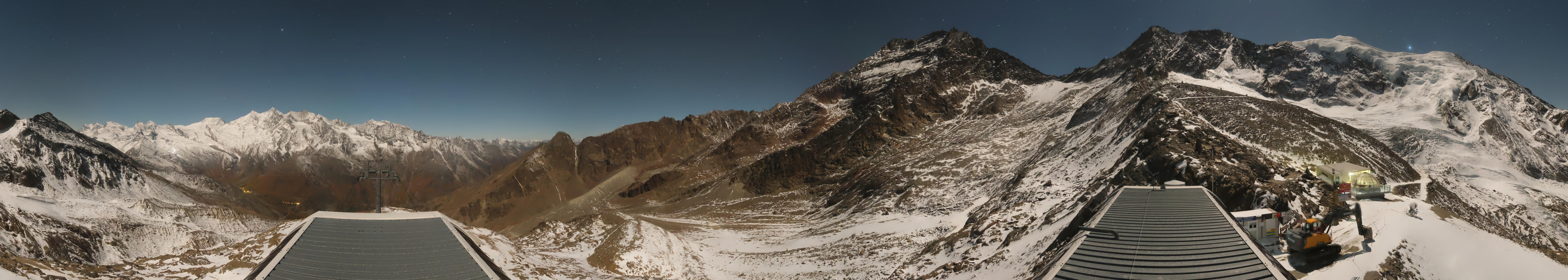 Archived image Webcam Top Station Hohsaas Gondola Saas-Grund