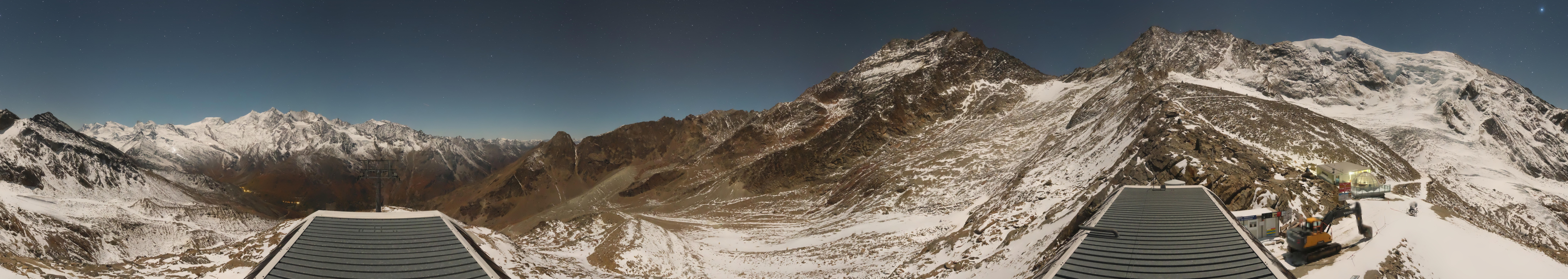 Archived image Webcam Top Station Hohsaas Gondola Saas-Grund